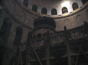 Shrine in Church of the Holy Sepulchre