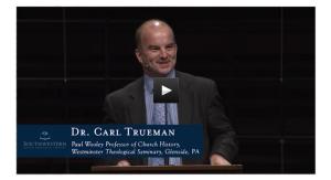 Dr. Carl Trueman speaks in the SWBTS chapel Thursday, October 9, 2014.